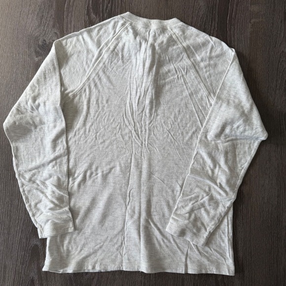 Faherty Cloud Cotton Henley Shirt Long Sleeve Men Size S - Picture 6 of 6